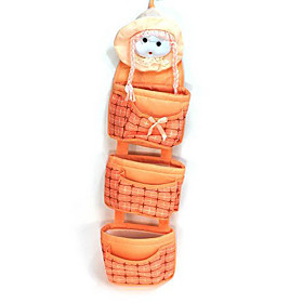 3-Compartment Doll Pattern Hanging Bags
