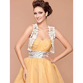 Sleeveless Cotton With Embroidery Bridal Vests