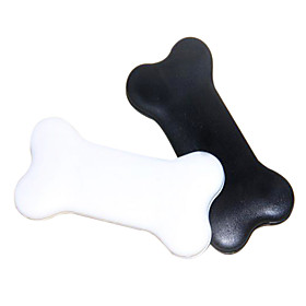 Bone Shaped Toothpaste Squeezer (Black and White, 2-Piece)