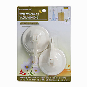 Attachable Wall Vacuum Hooks (2 Pack)