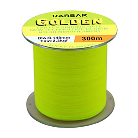 Golden Yellow-Monofilament Fishing Line 300m