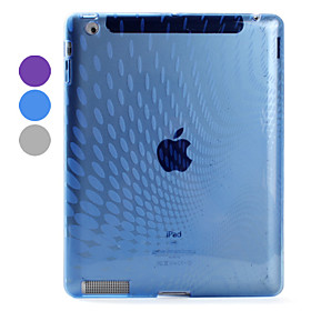 Raindrop Pattern TPU Back Case Compatible with Original Smart Cover for Apple The New iPad