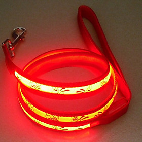 Cartoon Style Nylon LED Dog Leash (120cm, Assorted Colors)