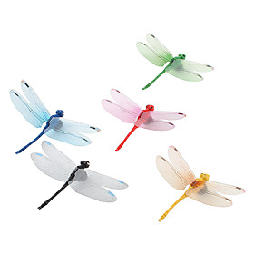 Colorful Dragonfly Shaped Fridge Magnets (5-Pack)