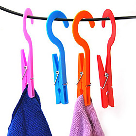 Multifunction Clip with Hook (2-Piece, Assorted Colors)