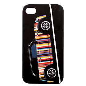 Protective Dull Polished Super Slim Car Patterned iPhone Case Cover (Pattern 4)