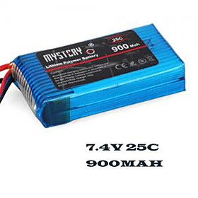 MYSTERY 900mAh 25C 7.4V 2S1P LiPoly Battery(MY09252)