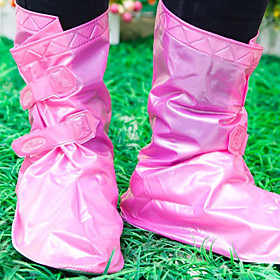 Adjustable Waterproof Shoe Covers (Pink)
