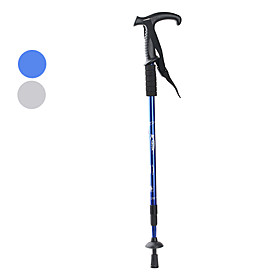 Anti-shock Walking Hiking Stick with 3 Sections (Assorted Colors)