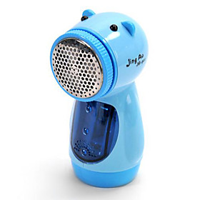 Bear Shaped Rechargeable Velvet Ball Shaver (Blue)