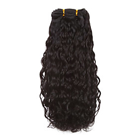 100% Indian Remy Hair 14 Inch Curly Hair Weave Hair Extensions 26 Colors Available