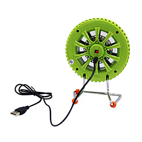 USB Charging Tire Fan (Assorted Colors)