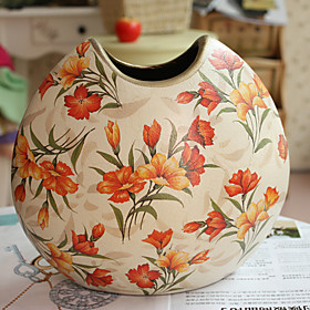 Hand-Painted Flower Vase in Ceramic Hand-Painted Flower Vase in Ceramic
