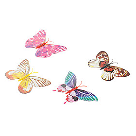 Fluorescent Butterfly Shaped Fridge Magnet (Random Color)