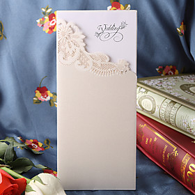 exquisite Ausschnitt Calliopsis eingefügt Hochzeitseinladung (set of 50) exquisite Ausschnitt Calliopsis eingefügt Hochzeitseinladung (set of 50)