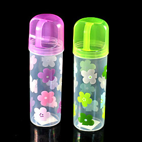Floral Toothbrush Bottle