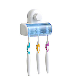 Wall-mounted Toothbrush Holer with Sucker