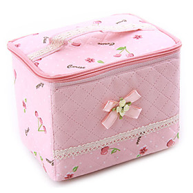 Cherry Pattern High Class Storage Bag (Pink)