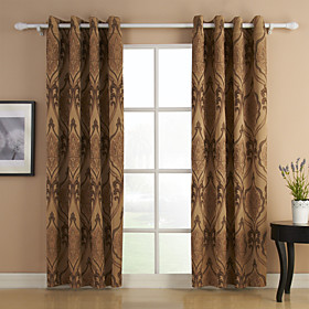 Luxury Jacquard Casual Window Curtains(Pair) Luxury Jacquard Casual Window Curtains(Pair)