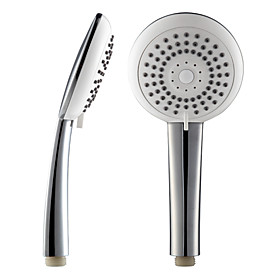Round Hand Shower with 3 Functions - Chrome Finish