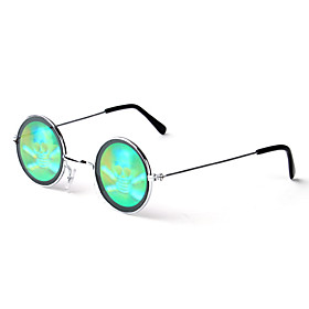 3D Scary Skull Pattern Color Changing Glasses