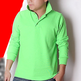 Lapel Collar Long Sleeve T-Shirt