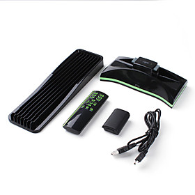 6-in-1 Accessory Kit for Xbox 360 Slim (Black)