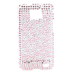 Shining Crystals Style Case for i9100 (Pink)
