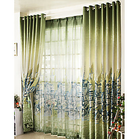 Small Cities Sheer Curtains (Pair) Small Cities Sheer Curtains (Pair)