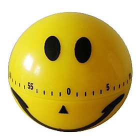 Smiling Face Design 60-Minute Kitchen Cooking Mechanical Timer