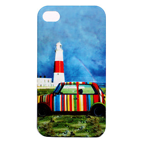 Protective Dull Polished Super Slim Car Patterned iPhone Case Cover (Pattern 12)