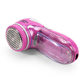 Potable Rechargeable Velvet Ball Shaver (Pink)