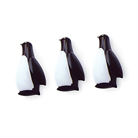 Mini Penguin Shaped Fridge Magnets (3-Pack)