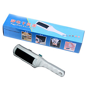 Portable Hand-Held Dry Cleaning Brush (Silver)