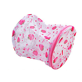 Strawberry Pattern Underwear Protection Washing Bag