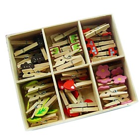 Mini Colorful Icon Clip with Storage Box