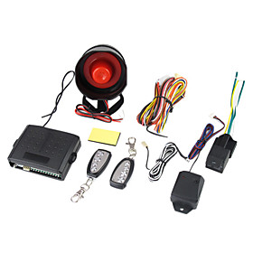 Security Auto Vehicle Burglar Alarm System 2 Remotes