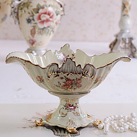 Hand-Painted Ceramic Fruit Bowl