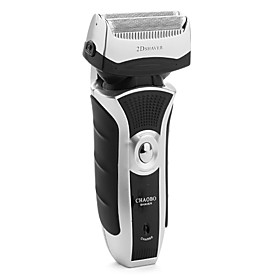 Double-head 2D Electric Shaver (Black White)