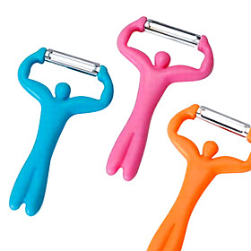 Hercules Shaped Fruit Vegetable Peeler (Random Color)