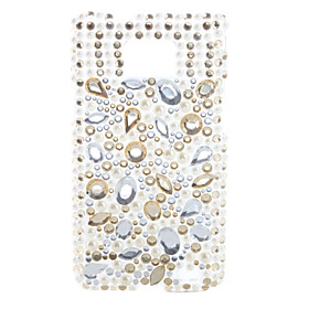 Cobblestone Crystal Case for i9100 (White)