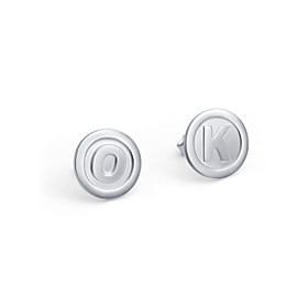 Personalized Silver Elegant Ladies' Earring Personalized Silver Elegant Ladies' Earring