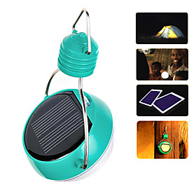 White Solar Powered 4 LED Bulb Hanging Lanterns light