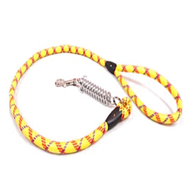 Stripe Style Nylon Dog Leash (130cm, Yellow)