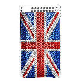 UK Flag Style Diamond Case for iTouch 4