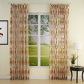 Jacquard Flower Romantic Sheer Curtains (Pair) Jacquard Flower Romantic Sheer Curtains (Pair)