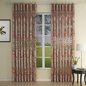 European Vintage Sheer Curtains (Pair) European Vintage Sheer Curtains (Pair)