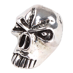 Toothy Skull Sword Pendant (Antique Silver)