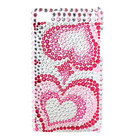 Big Heart-Shaped Style Diamond Case for iTouch 4