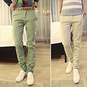 Mens Slim Pure Skinny Pants
